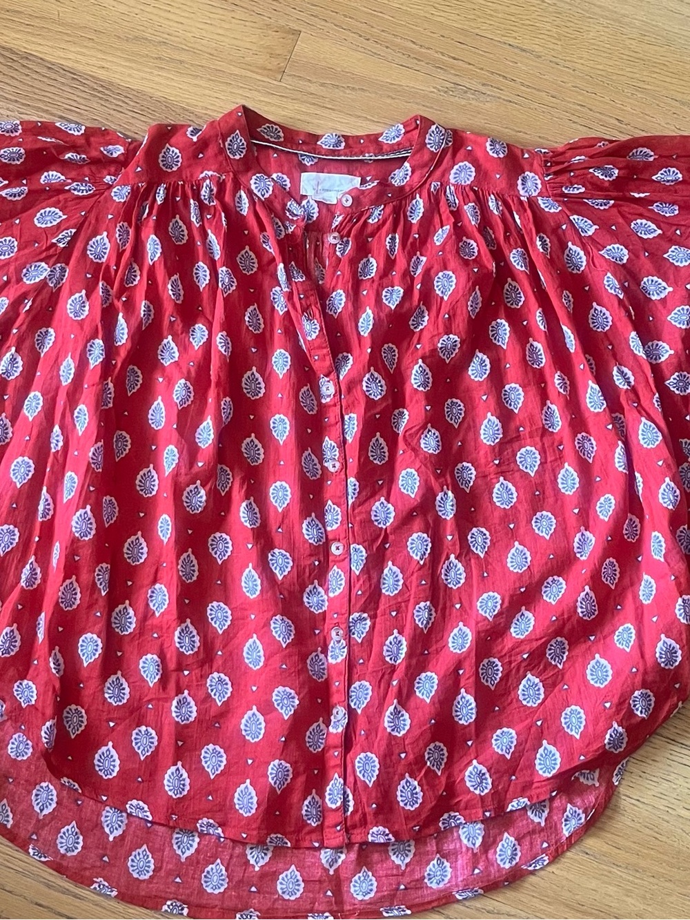 Women's Anthropologie Pamela Blouse Sz m - Picture 2 of 9